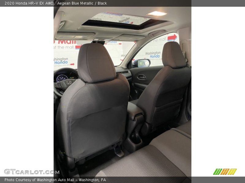 Aegean Blue Metallic / Black 2020 Honda HR-V EX AWD