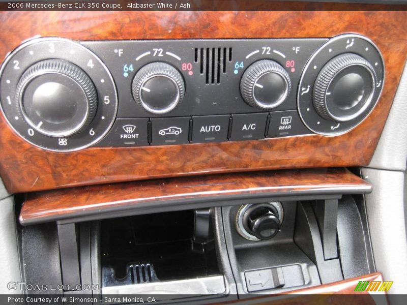 Alabaster White / Ash 2006 Mercedes-Benz CLK 350 Coupe