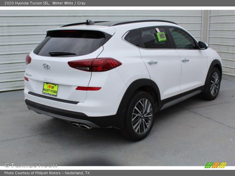 Winter White / Gray 2020 Hyundai Tucson SEL