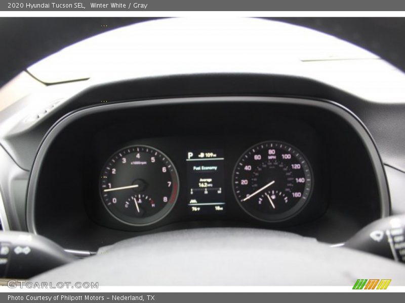 Winter White / Gray 2020 Hyundai Tucson SEL