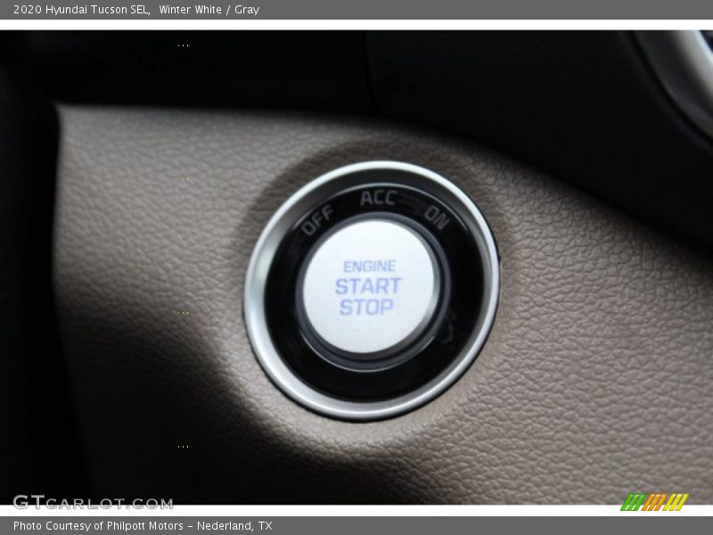 Winter White / Gray 2020 Hyundai Tucson SEL