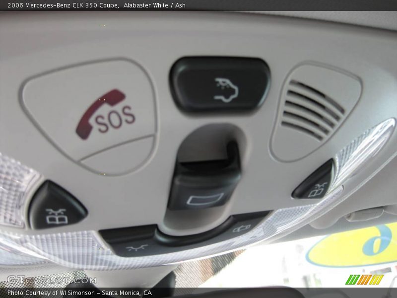 Alabaster White / Ash 2006 Mercedes-Benz CLK 350 Coupe
