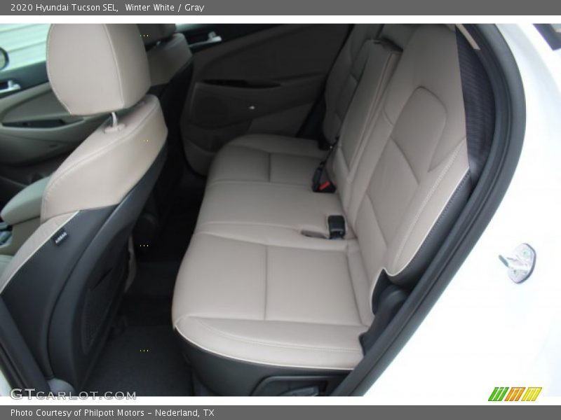 Winter White / Gray 2020 Hyundai Tucson SEL