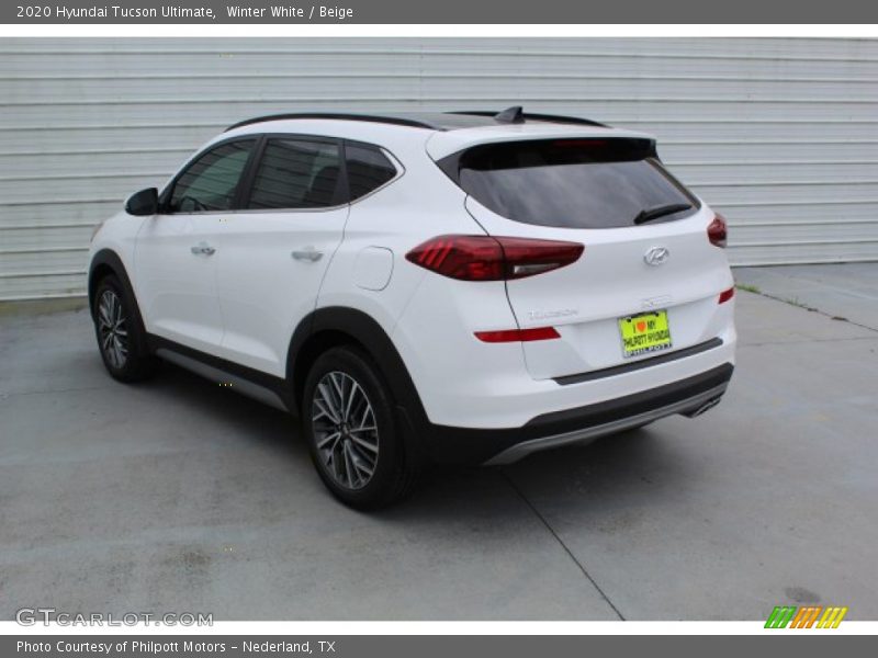 Winter White / Beige 2020 Hyundai Tucson Ultimate