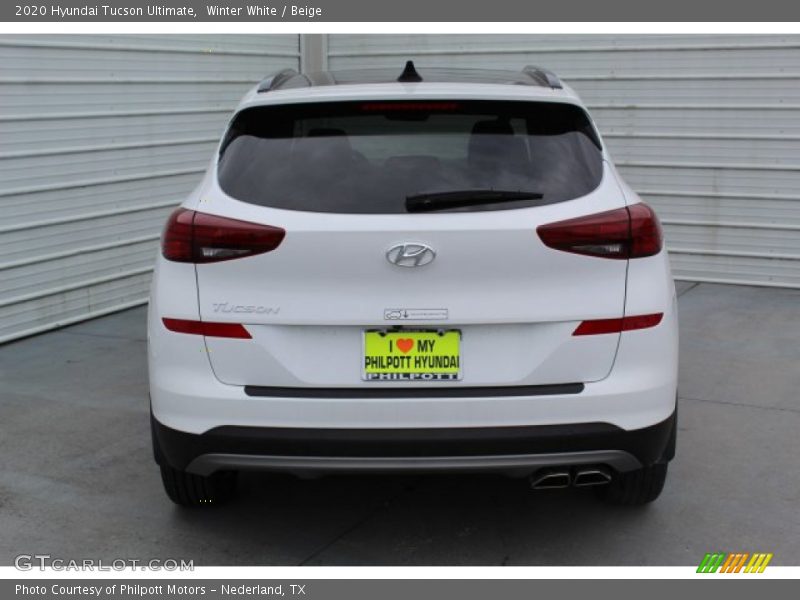 Winter White / Beige 2020 Hyundai Tucson Ultimate