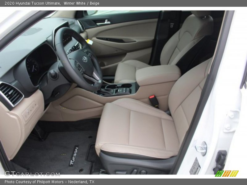 Winter White / Beige 2020 Hyundai Tucson Ultimate