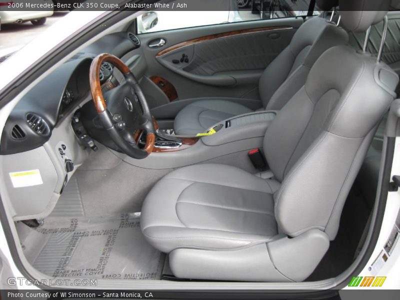 Alabaster White / Ash 2006 Mercedes-Benz CLK 350 Coupe