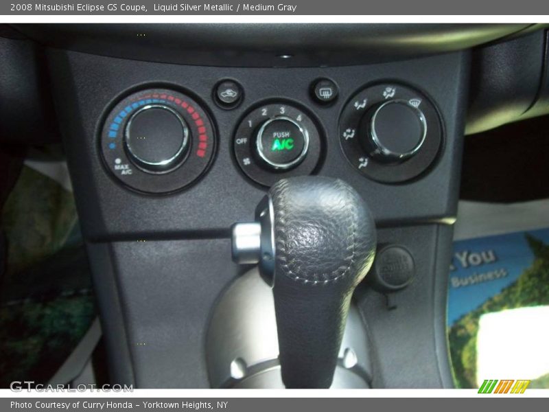 Liquid Silver Metallic / Medium Gray 2008 Mitsubishi Eclipse GS Coupe