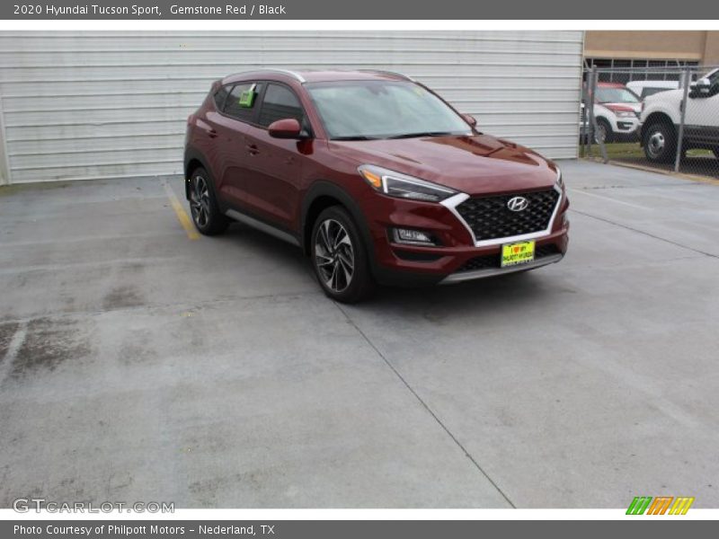 Gemstone Red / Black 2020 Hyundai Tucson Sport