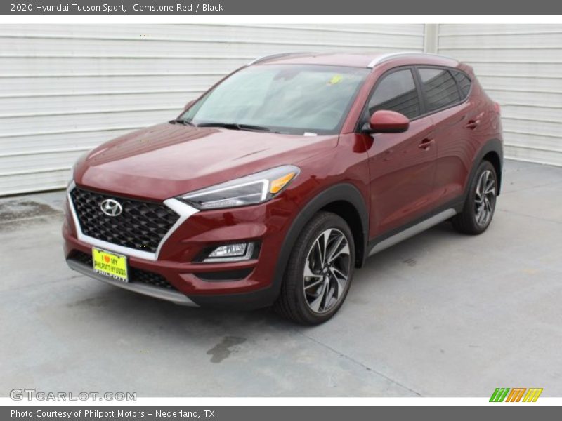 Gemstone Red / Black 2020 Hyundai Tucson Sport