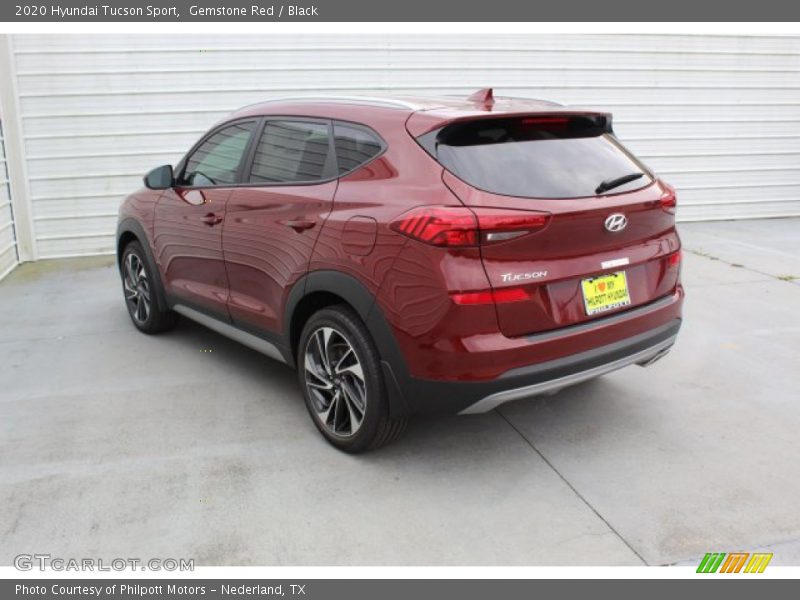 Gemstone Red / Black 2020 Hyundai Tucson Sport