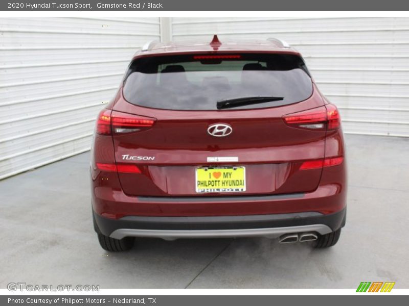 Gemstone Red / Black 2020 Hyundai Tucson Sport