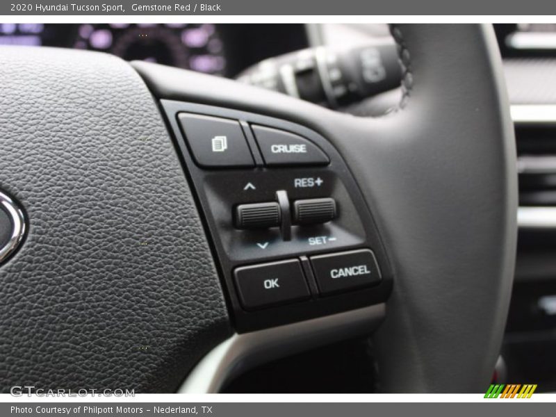 Gemstone Red / Black 2020 Hyundai Tucson Sport