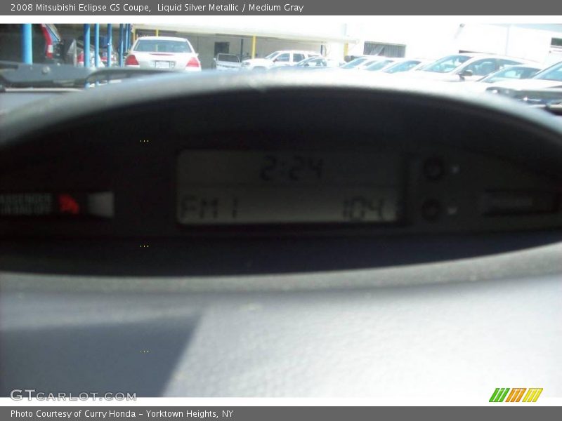Liquid Silver Metallic / Medium Gray 2008 Mitsubishi Eclipse GS Coupe