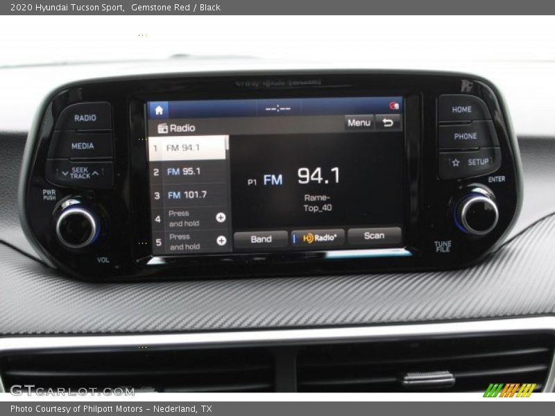 Gemstone Red / Black 2020 Hyundai Tucson Sport