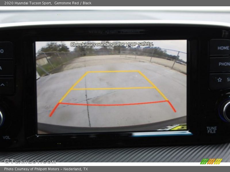 Gemstone Red / Black 2020 Hyundai Tucson Sport