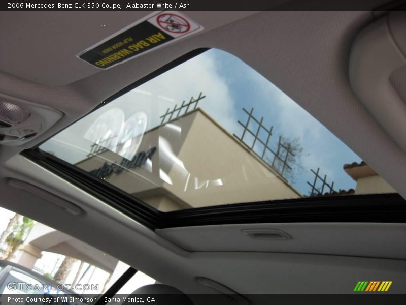 Alabaster White / Ash 2006 Mercedes-Benz CLK 350 Coupe