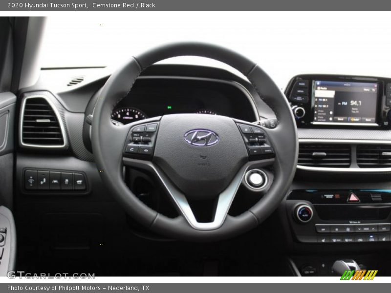 Gemstone Red / Black 2020 Hyundai Tucson Sport
