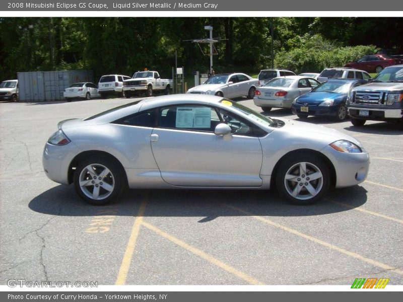 Liquid Silver Metallic / Medium Gray 2008 Mitsubishi Eclipse GS Coupe