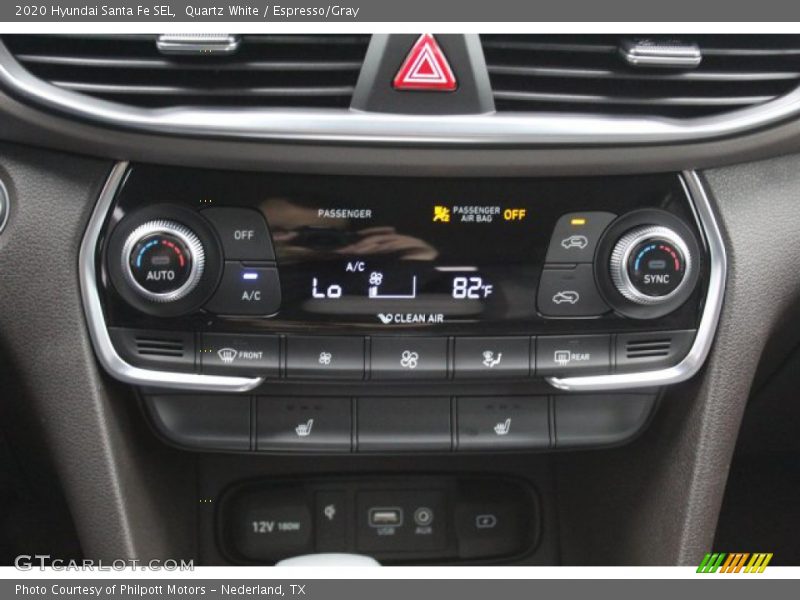 Quartz White / Espresso/Gray 2020 Hyundai Santa Fe SEL