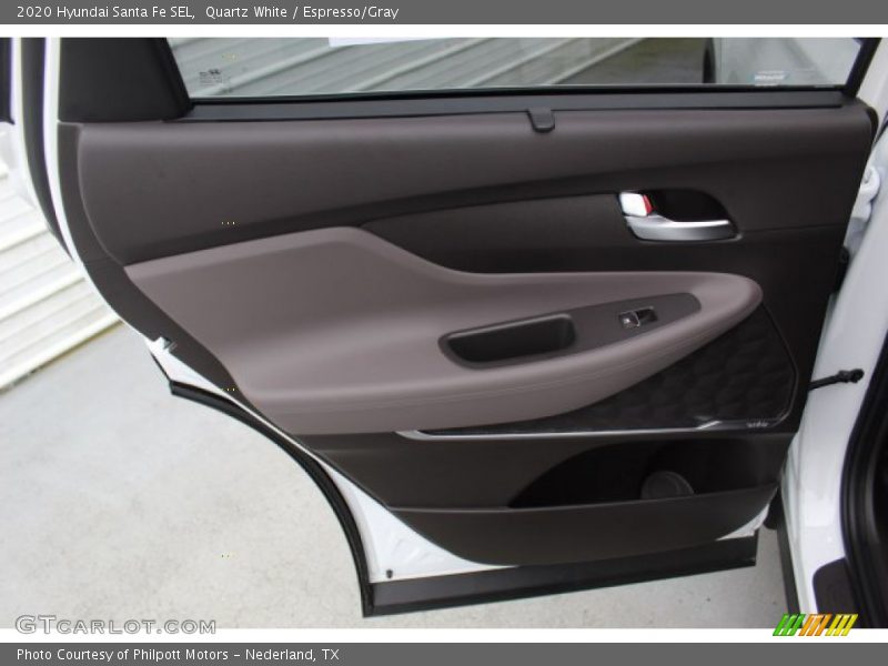 Quartz White / Espresso/Gray 2020 Hyundai Santa Fe SEL