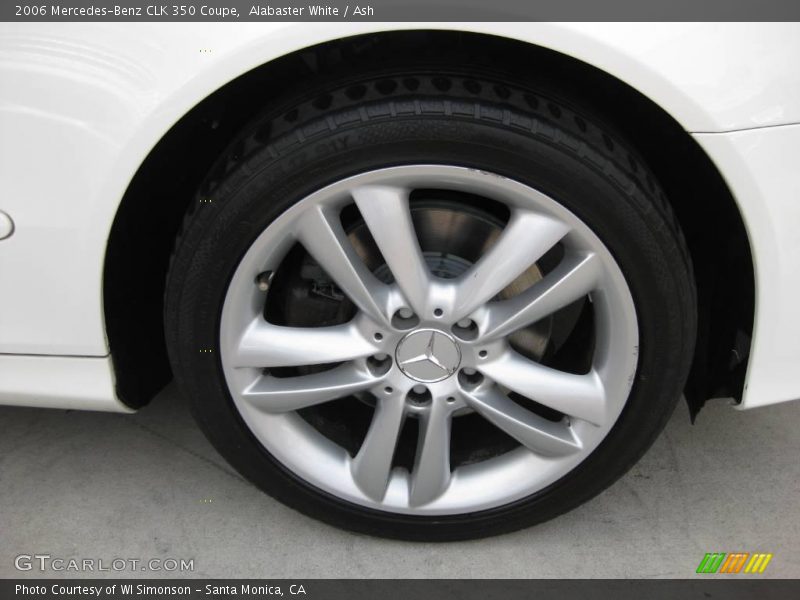 Alabaster White / Ash 2006 Mercedes-Benz CLK 350 Coupe