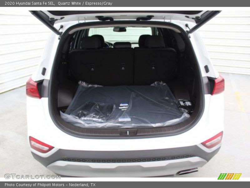 Quartz White / Espresso/Gray 2020 Hyundai Santa Fe SEL