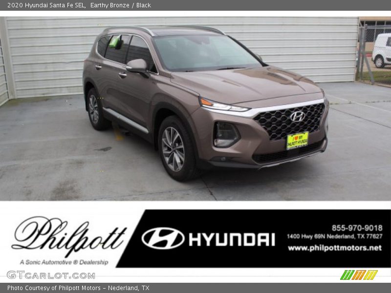 Earthy Bronze / Black 2020 Hyundai Santa Fe SEL
