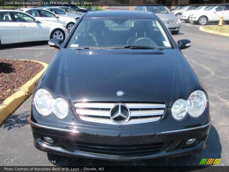 Black / Black 2006 Mercedes-Benz CLK 350 Coupe