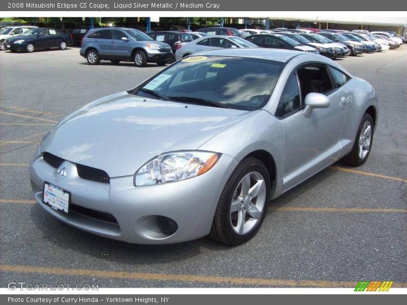 Liquid Silver Metallic / Medium Gray 2008 Mitsubishi Eclipse GS Coupe