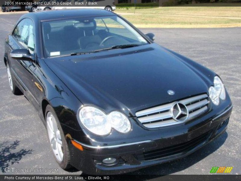 Black / Black 2006 Mercedes-Benz CLK 350 Coupe