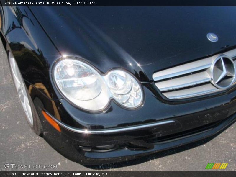 Black / Black 2006 Mercedes-Benz CLK 350 Coupe