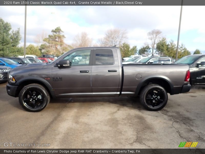 Granite Crystal Metallic / Black/Diesel Gray 2020 Ram 1500 Classic Warlock Quad Cab 4x4