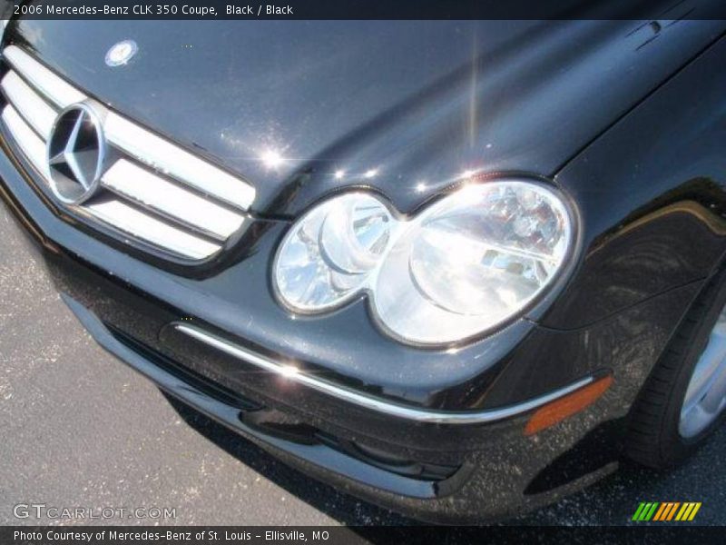 Black / Black 2006 Mercedes-Benz CLK 350 Coupe