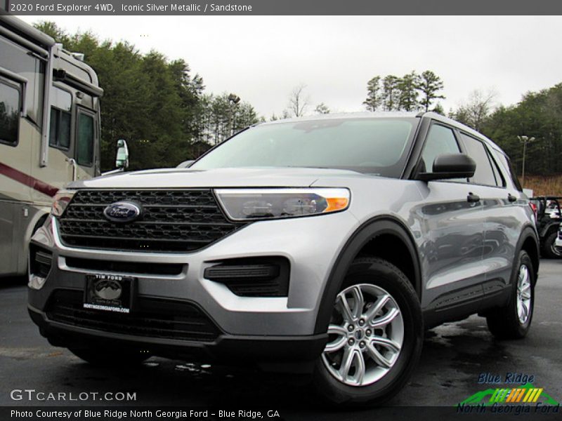 Iconic Silver Metallic / Sandstone 2020 Ford Explorer 4WD
