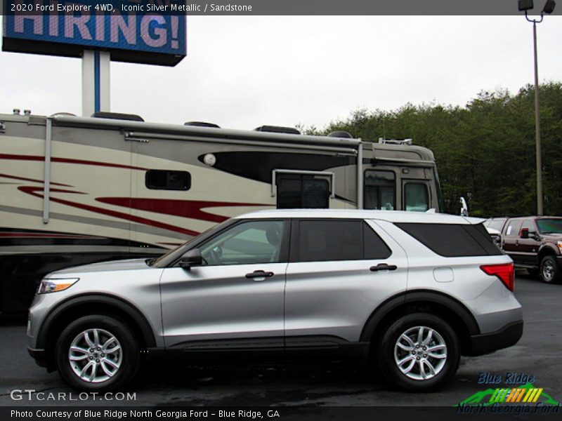 Iconic Silver Metallic / Sandstone 2020 Ford Explorer 4WD