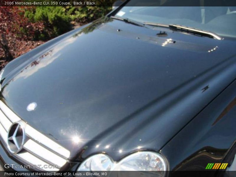 Black / Black 2006 Mercedes-Benz CLK 350 Coupe