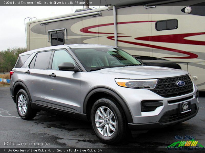 Iconic Silver Metallic / Sandstone 2020 Ford Explorer 4WD