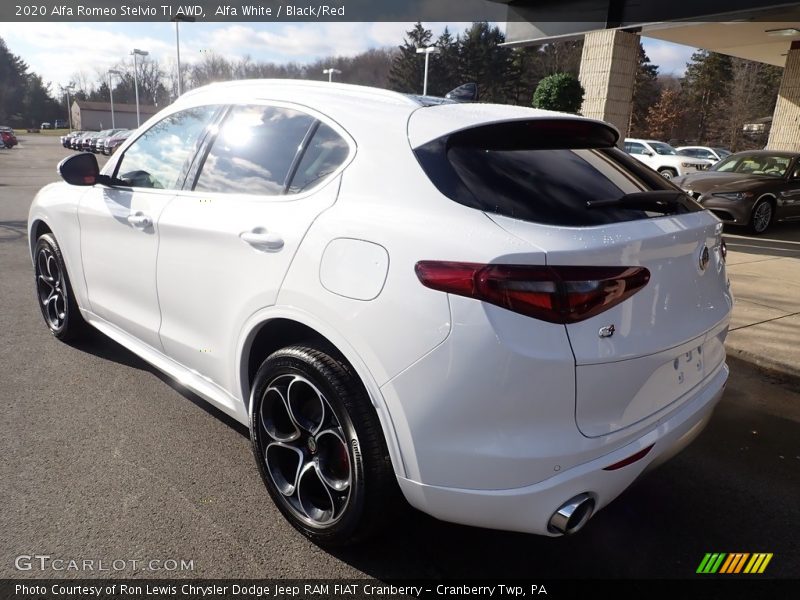 Alfa White / Black/Red 2020 Alfa Romeo Stelvio TI AWD