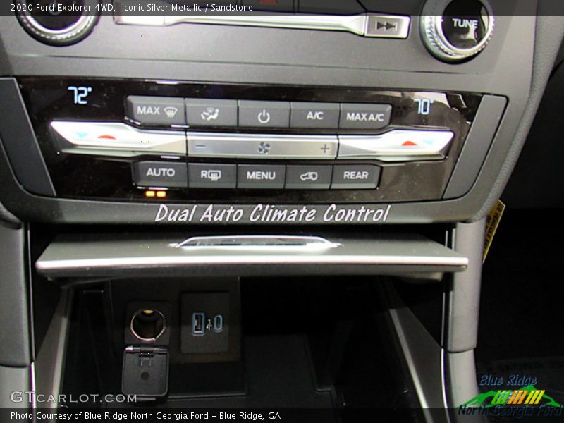 Iconic Silver Metallic / Sandstone 2020 Ford Explorer 4WD