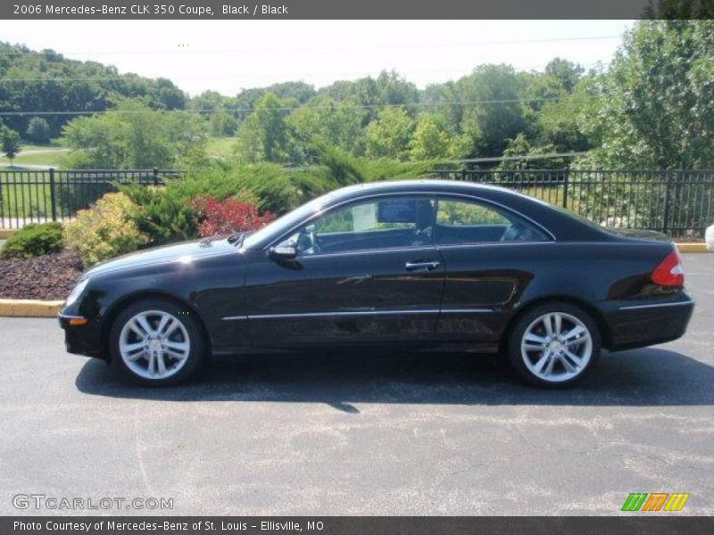 Black / Black 2006 Mercedes-Benz CLK 350 Coupe