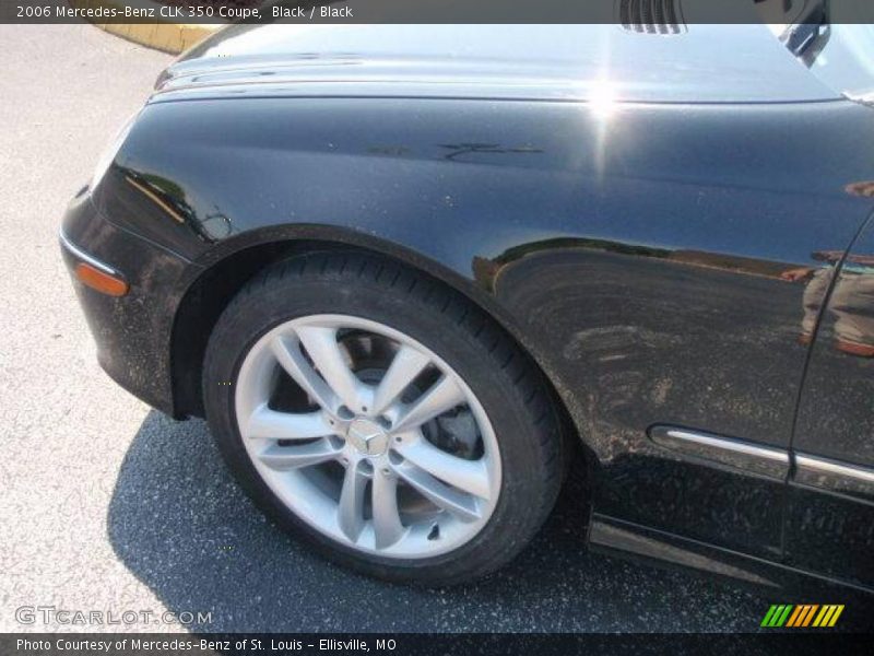 Black / Black 2006 Mercedes-Benz CLK 350 Coupe