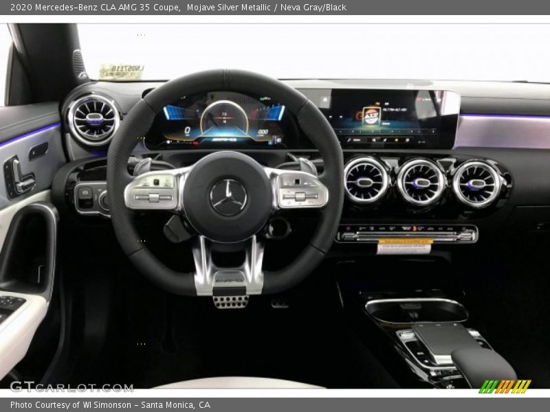 Mojave Silver Metallic / Neva Gray/Black 2020 Mercedes-Benz CLA AMG 35 Coupe