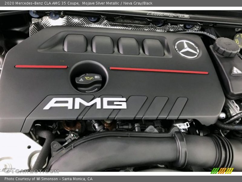 Mojave Silver Metallic / Neva Gray/Black 2020 Mercedes-Benz CLA AMG 35 Coupe