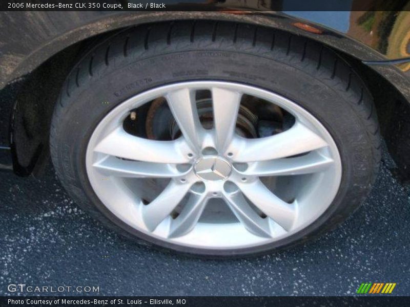 Black / Black 2006 Mercedes-Benz CLK 350 Coupe