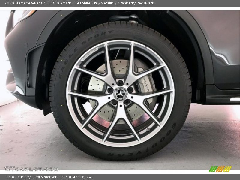 Graphite Grey Metallic / Cranberry Red/Black 2020 Mercedes-Benz GLC 300 4Matic
