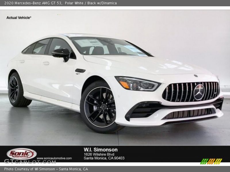 Polar White / Black w/Dinamica 2020 Mercedes-Benz AMG GT 53