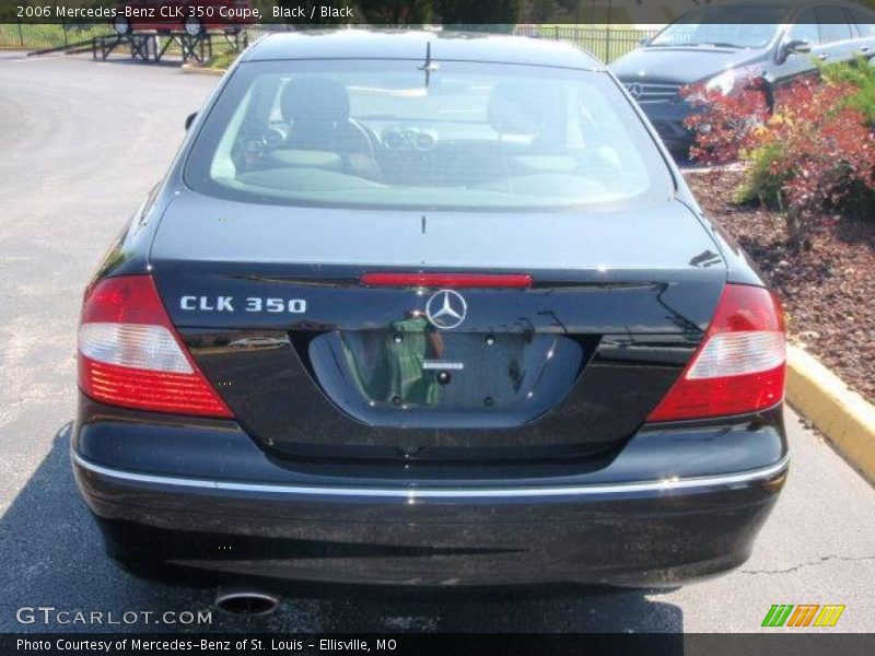 Black / Black 2006 Mercedes-Benz CLK 350 Coupe