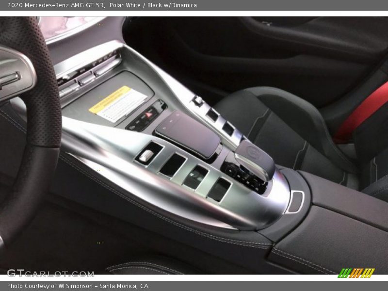 Controls of 2020 AMG GT 53