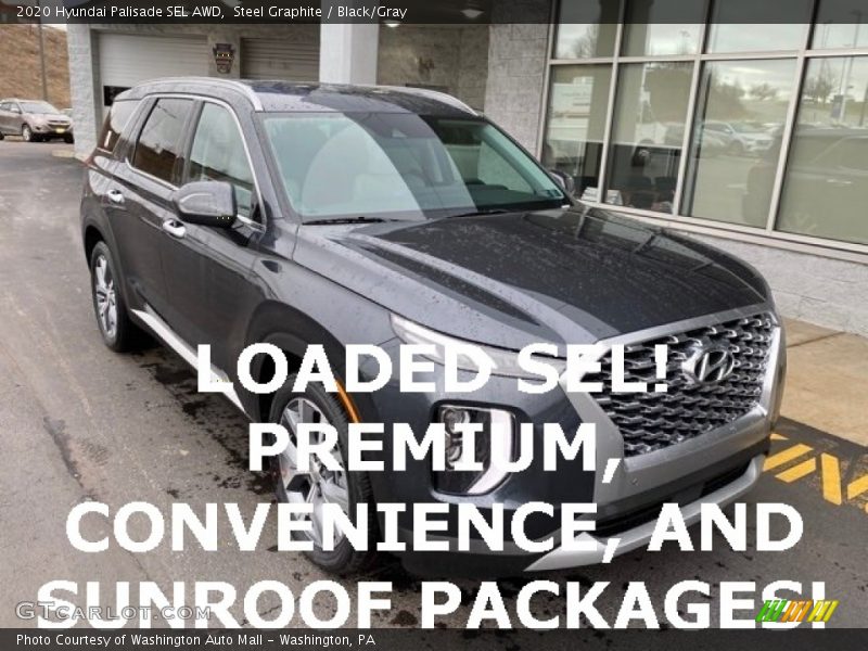 Steel Graphite / Black/Gray 2020 Hyundai Palisade SEL AWD